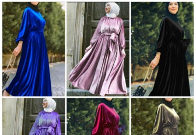 فستان مخمل روعة 