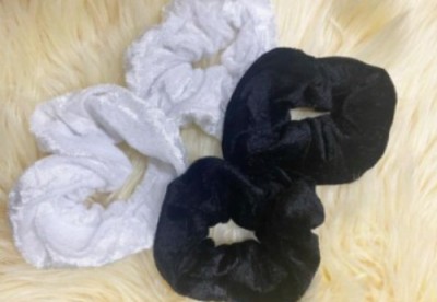 Velour Hair Scrunchies