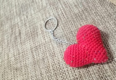 heart keychain